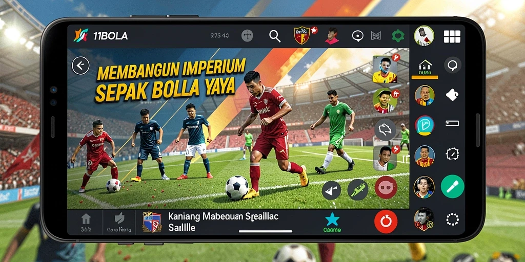 Screenshot utama 11BOLA menampilkan tim sepak bola dalam aksi yang mendebarkan.