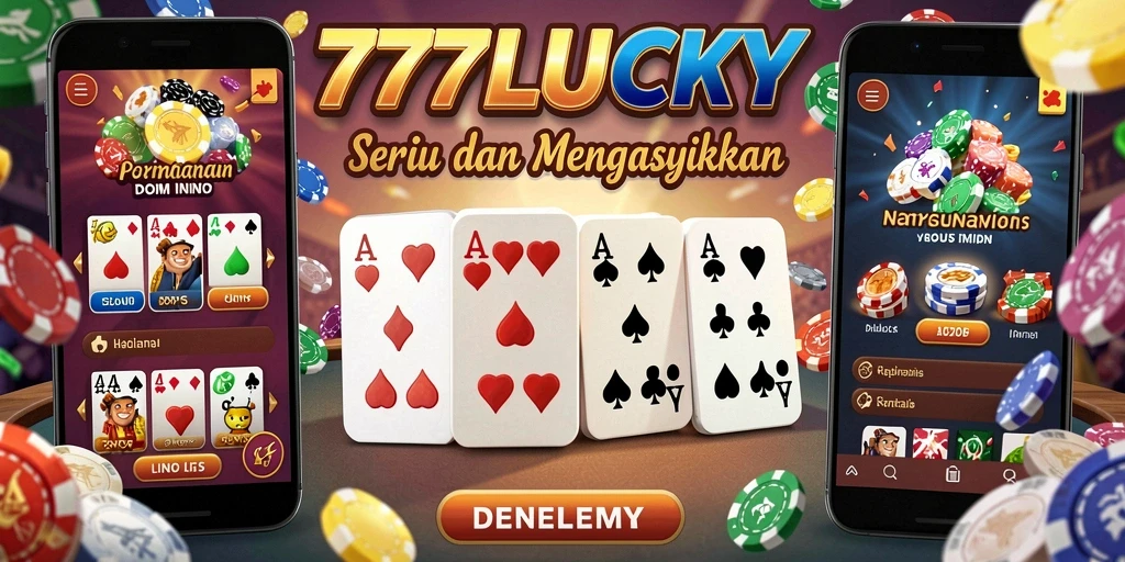 Tampilan gameplay Domino yang menarik dan seru di 777LUCKY.