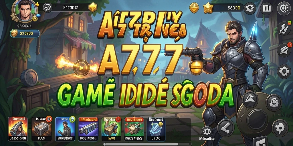 Tampilan gameplay A7777 yang menarik dalam genre Idle.
