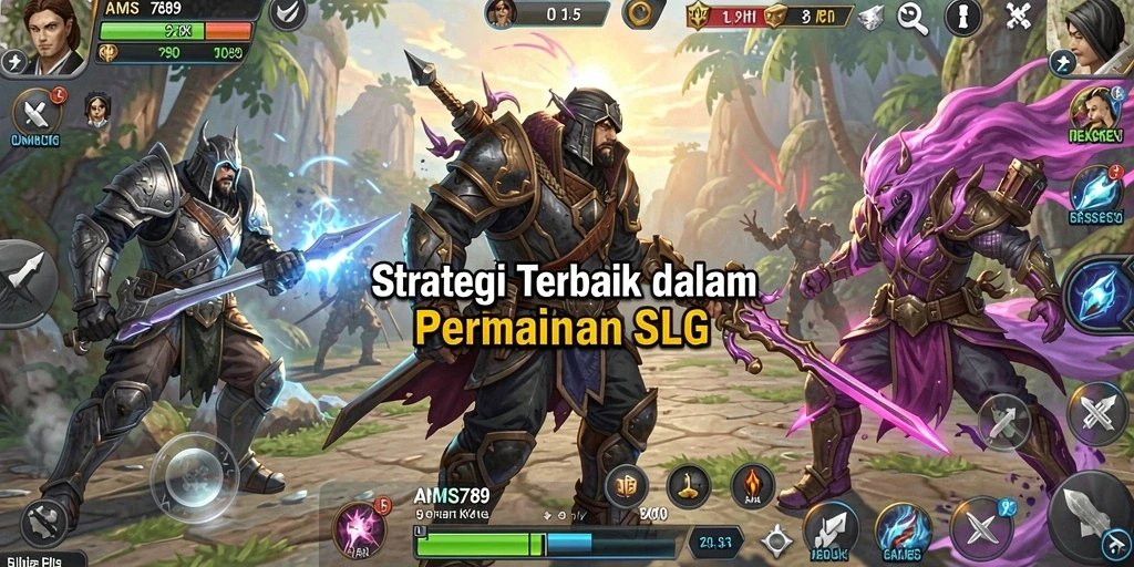 Tampilan gameplay SLG yang dinamis dan menarik.