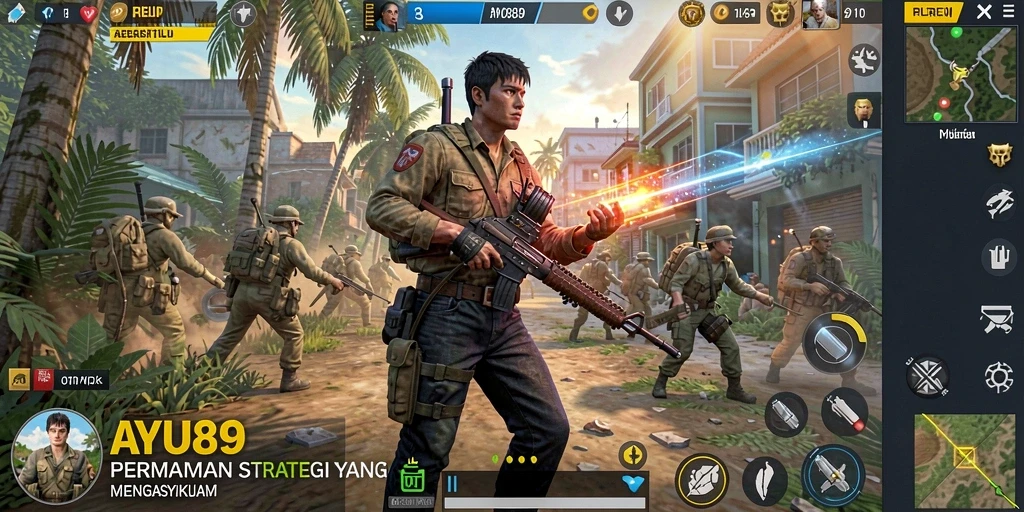 Tampilan gameplay AYU89 yang seru dan interaktif.