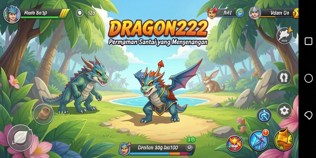 Tampilan gameplay <strong>DRAGON222</strong> yang mengasyikkan dengan karakter yang berwarna-warni.
