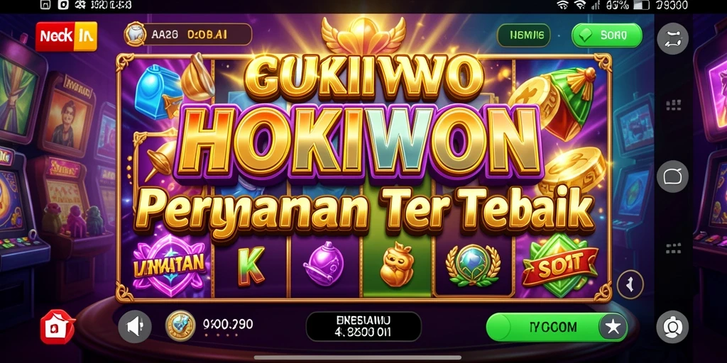 Tangkapan layar HOKIWON menampilkan gameplay slot yang seru dan menarik.