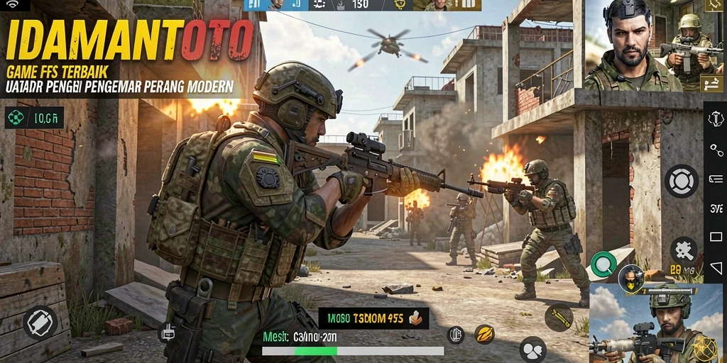 Gameplay menegangkan dari IDAMANTOTO dalam pertempuran FPS.