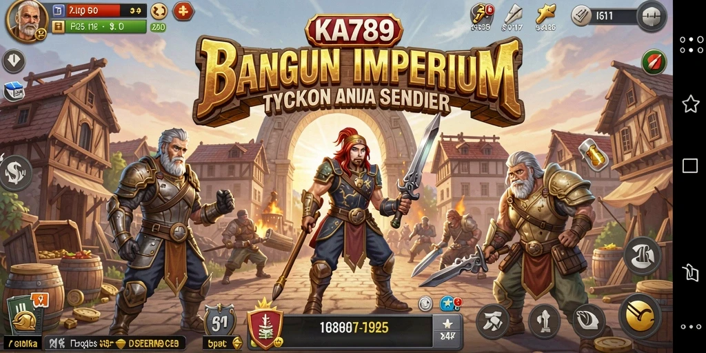 Tampilan gameplay yang mendebarkan dalam KA789, bawa kerajaannya ke puncak.