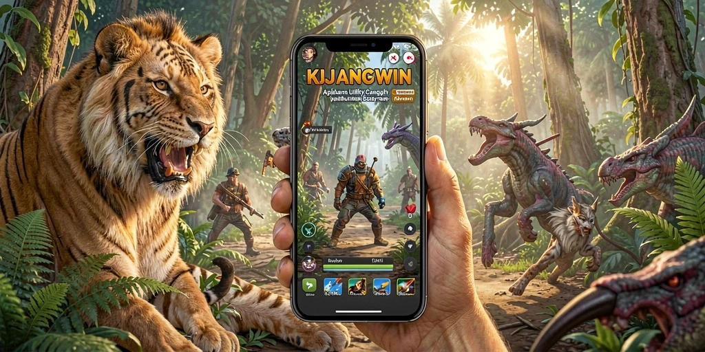 Tampilan antarmuka aplikasi KIJANGWIN yang sederhana dan fungsional.