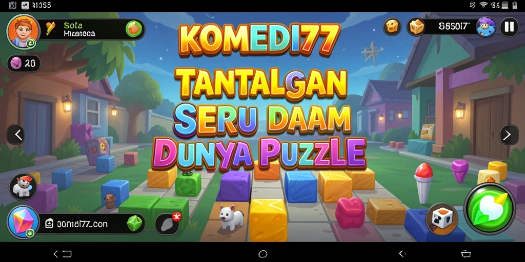 Gameplay menarik dan menantang di KOMEDI77.