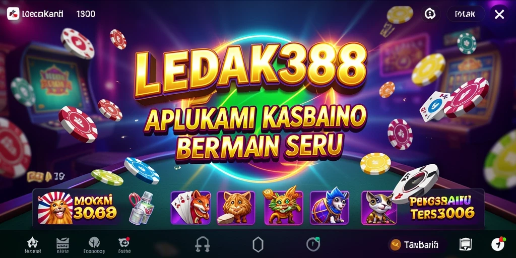 Gambaran gameplay menarik LEDAK388 di dunia Kasino.
