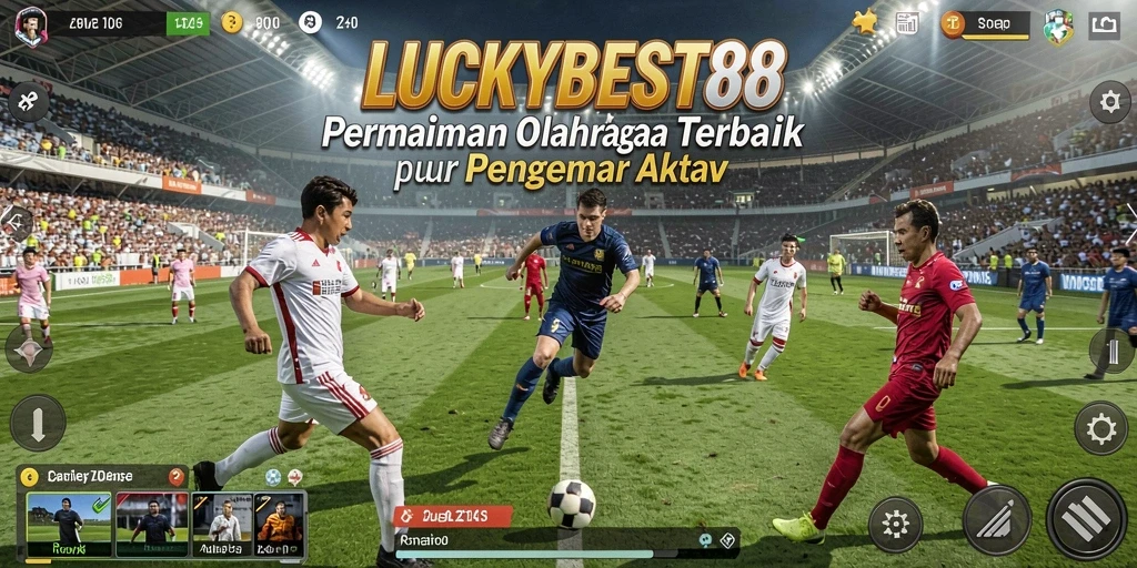 Tampilan gameplay menarik dari LUCKYBEST88 dalam aksi olahraga.