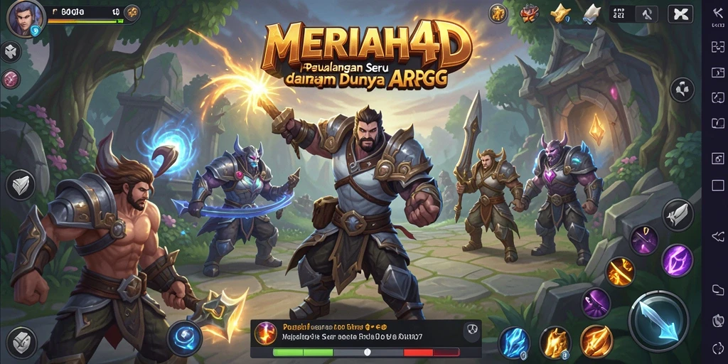 Tampilan menarik gameplay ARPG MERIAH4D yang penuh aksi.