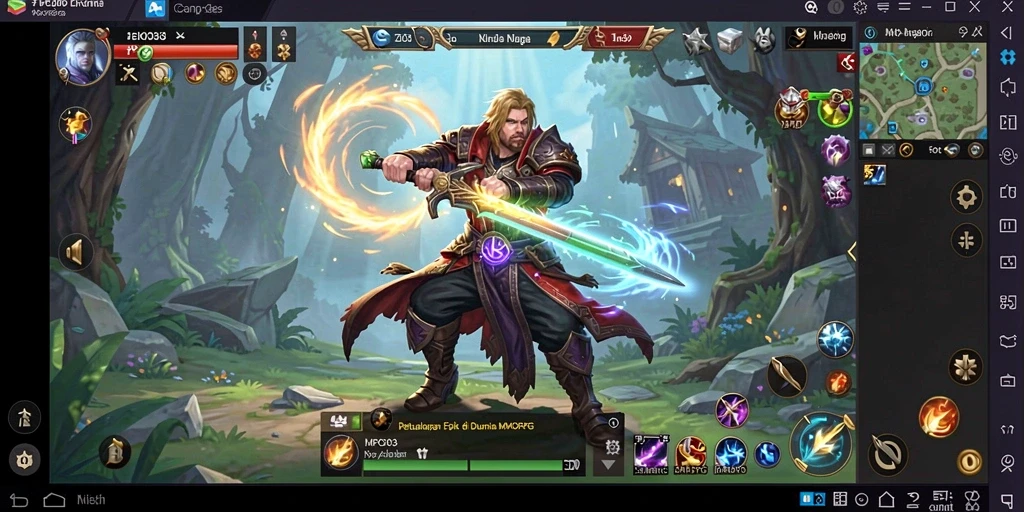 Tampilan gameplay seru di dunia fantasi MPO303.