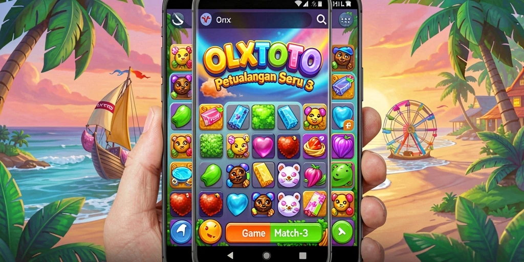 Tampilan gameplay OLXTOTO yang penuh warna dan seru.