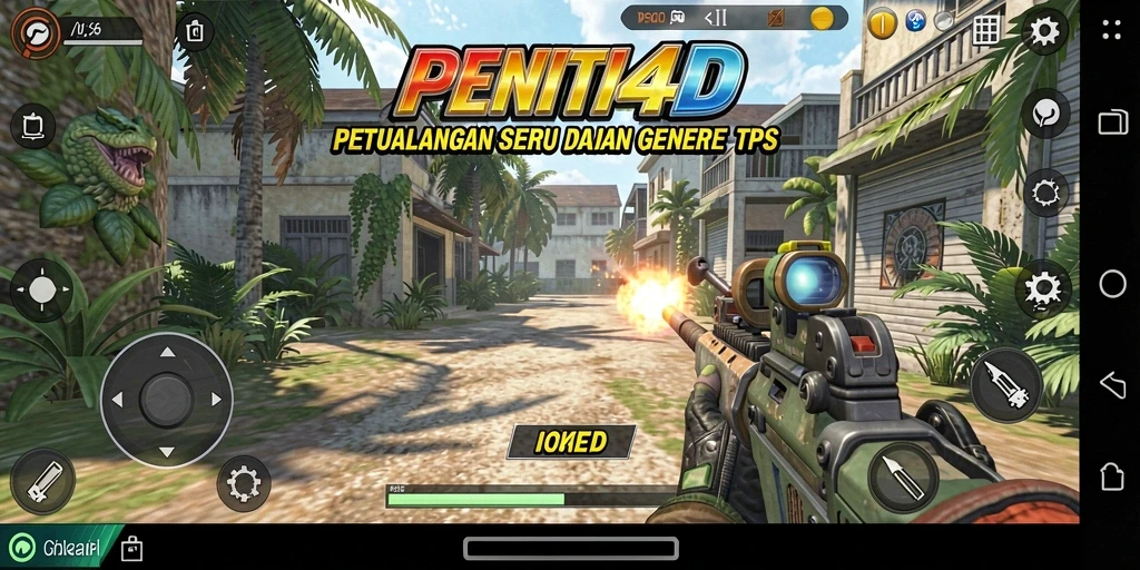 Tampilan gameplay seru dalam PENITI4D yang mendebarkan.