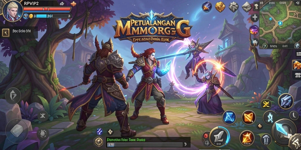 Gambaran gameplay yang epik di RPVIP2 dengan grafis menawan.