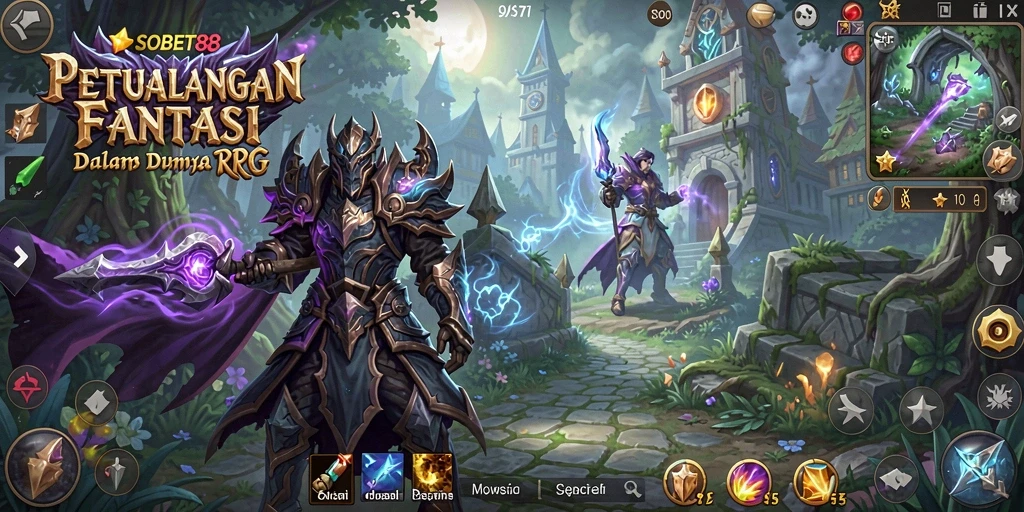 Tampilan gameplay SOBET88 yang menakjubkan dengan karakter penuh warna.