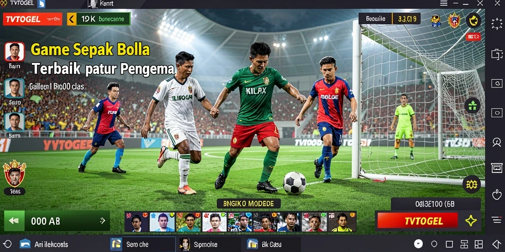 Tampilan gameplay mendebarkan dalam aplikasi TVTOGEL